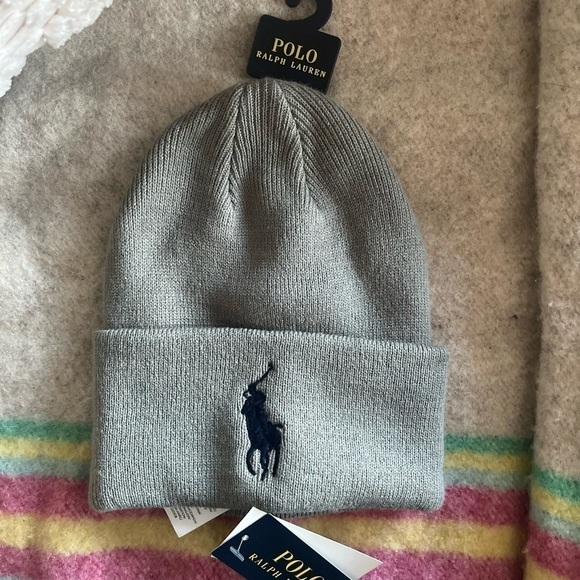 Polo by Ralph Lauren Grey Beanie - Picture 3 of 6